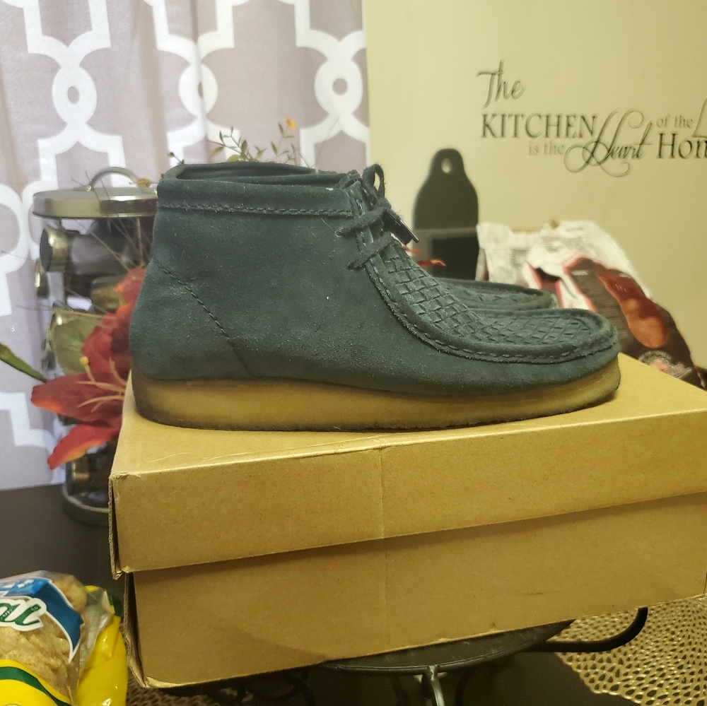 Clarks Wallabee Supreme Blue Suede